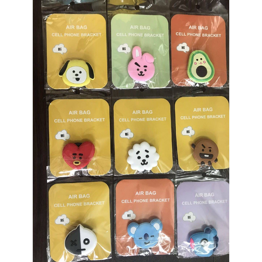 Giá đỡ điện thoại hình thú BT21 đa năng siêu dễ thương