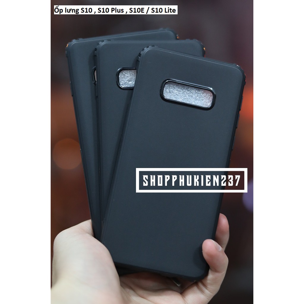 [Freeship toàn quốc từ 50k] Ốp Lưng Dẻo Đen Chống Sốc Cao Cấp Dành Cho Samsung Galaxy S10 , S10 Plus , S10e , S10 Lite