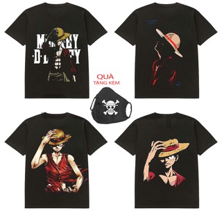 SALE MẪU ÁO THUN IN HÌNH ONE PIECE LUFFY ACE ZORO GIÁ TỐT KÈM QUÀ TẶNG