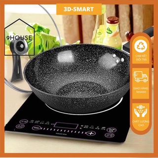Chảo sâu lòng hàn quốc size 32cm có nắp