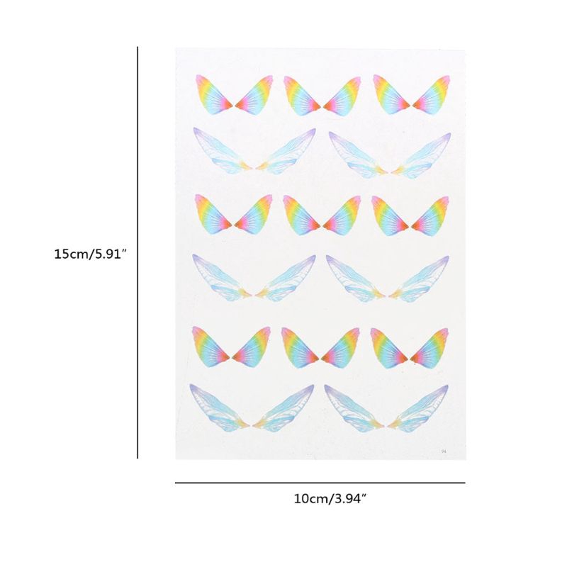 Set 8 Khuyên Tai Hình Chuồn Chuồn Đính Đá Sang Trọng Quý Phái