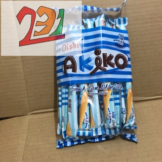 Túi 20 Bánh Que Akiko Nhân Sữa 160g