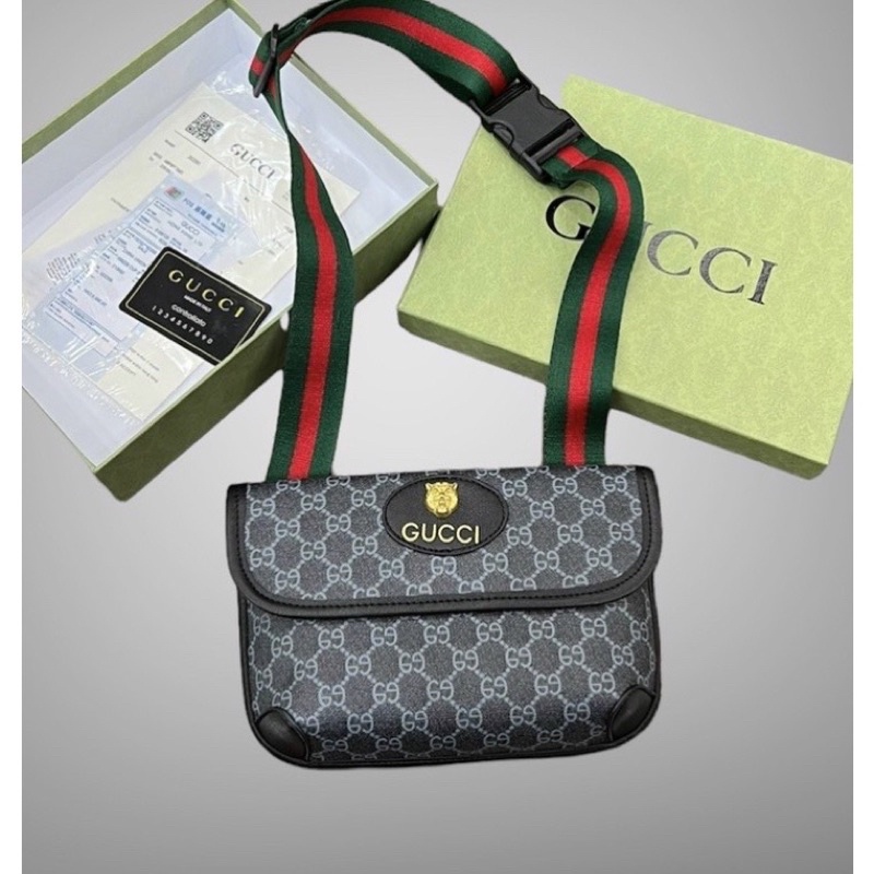 Túi đeo chéo nam nữ Gc fullbox , chất liệu da mềm mịn không bong tróc