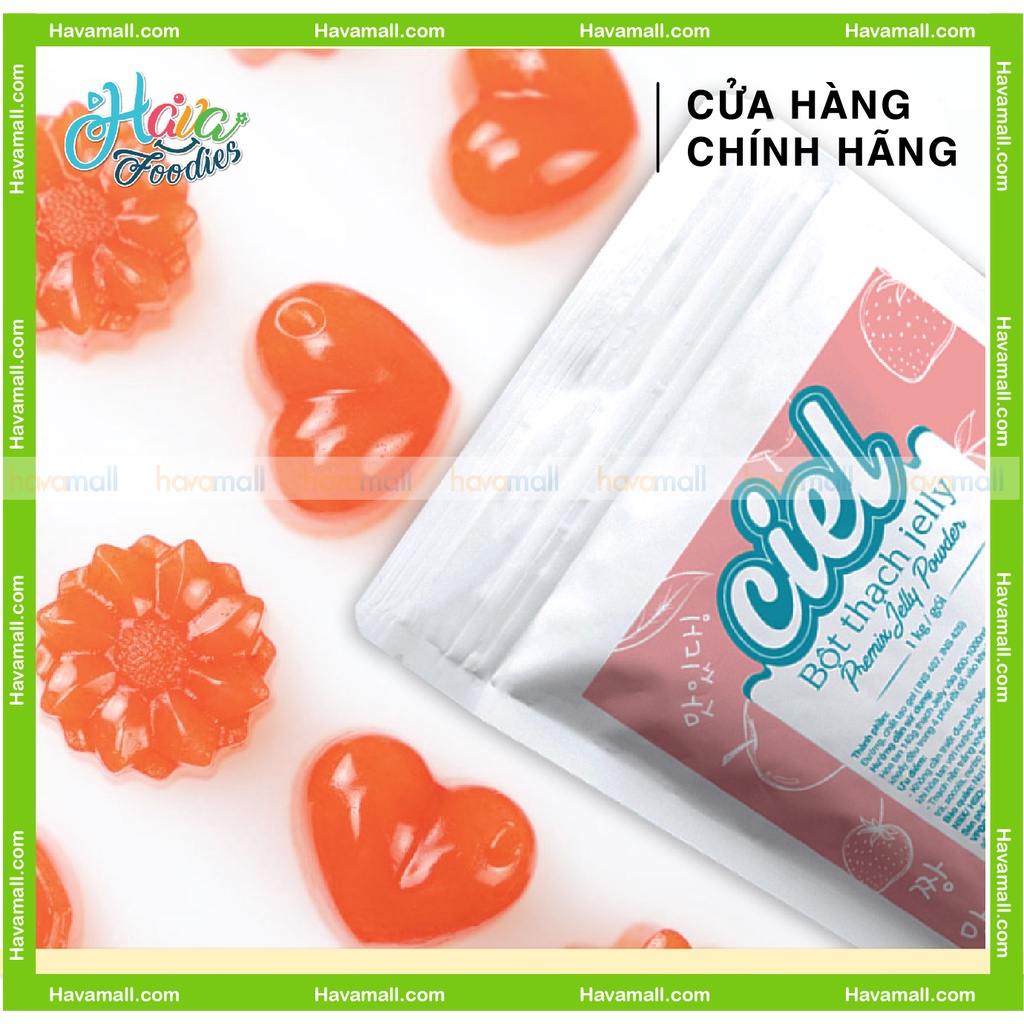 [KÈM CÔNG THỨC] Bột Thạch Jelly Ciel 200gr - Premix Jelly Powder