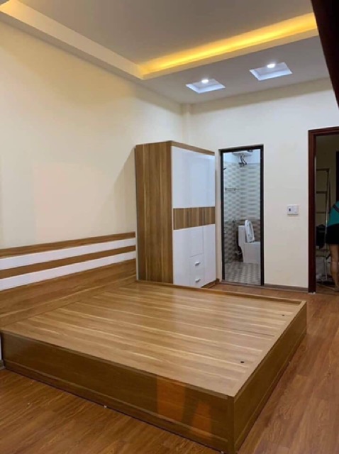 Combo nội thất phòng ngủ gỗ công nghiệp melamine