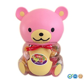 Hủ gấu Hồng dễ thương - Thạch rau câu new choice hủ 750g
