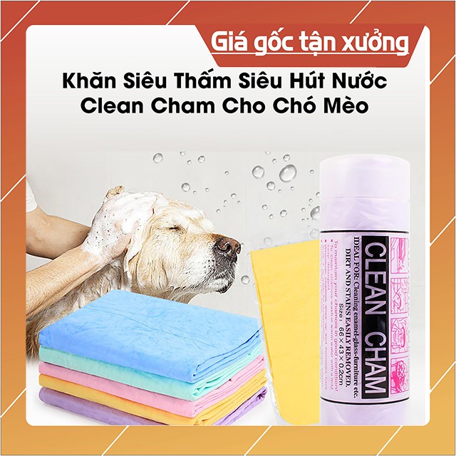 Khăn Tắm Dành Riêng Cho Chó Mèo Cực Thấm Hút Màu Sắc Tươi Tắn Có Hộp - Bobo Pet Shop Hà Nội