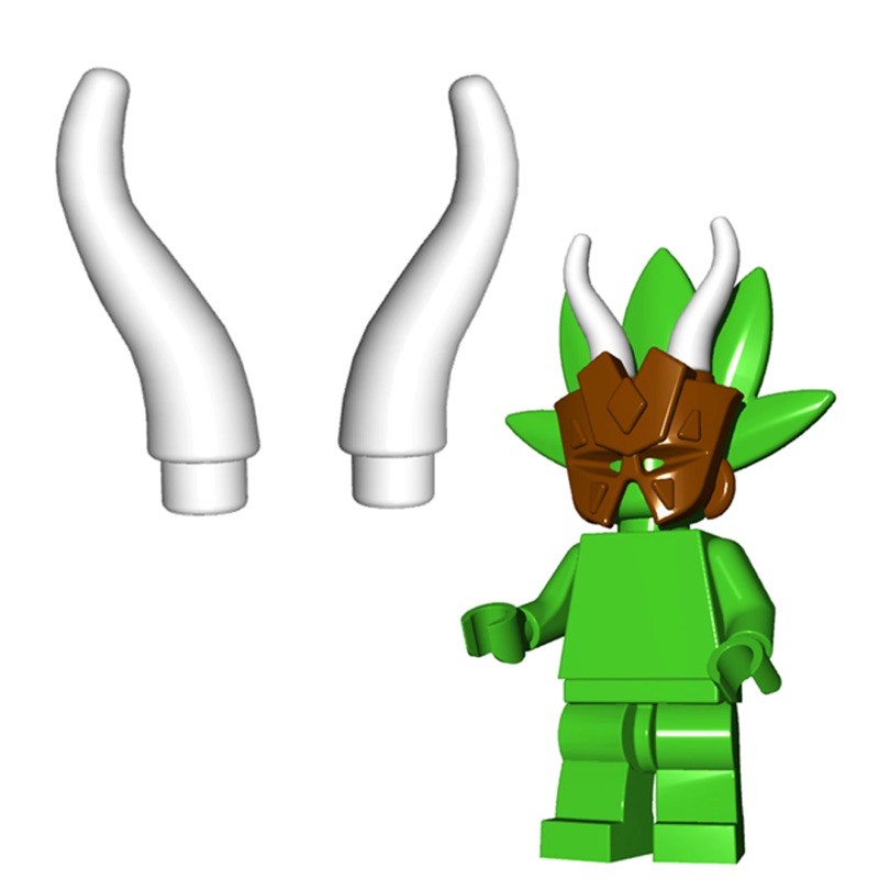 Phụ kiện Lego chính hãng Brickwarriors - Tribal horn ( Cặp )