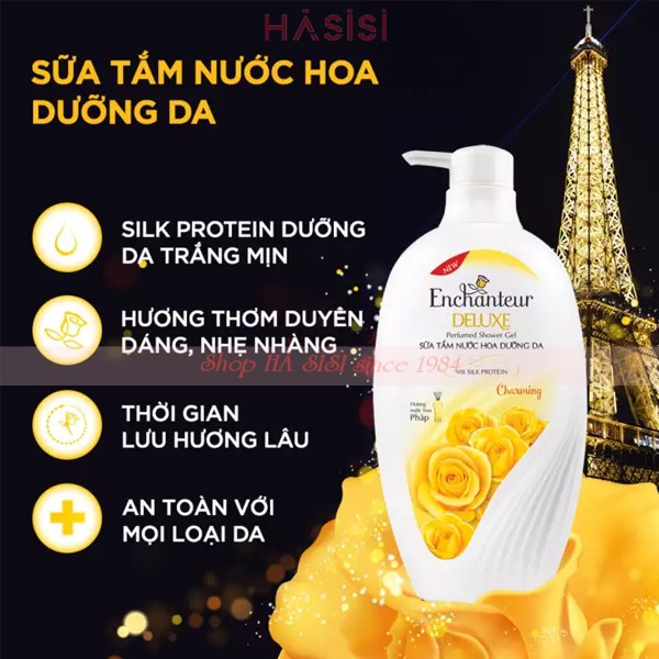 SỮA TẮM ENCHANTEUR - Deluxe Beauty Shower Gel Charming