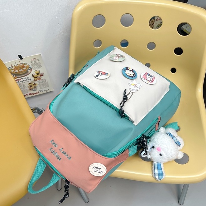 Balo nữ đi học ZIME cặp nam nữ đi học thời trang dễ thương unisex ulzzang cao cấp chông nước