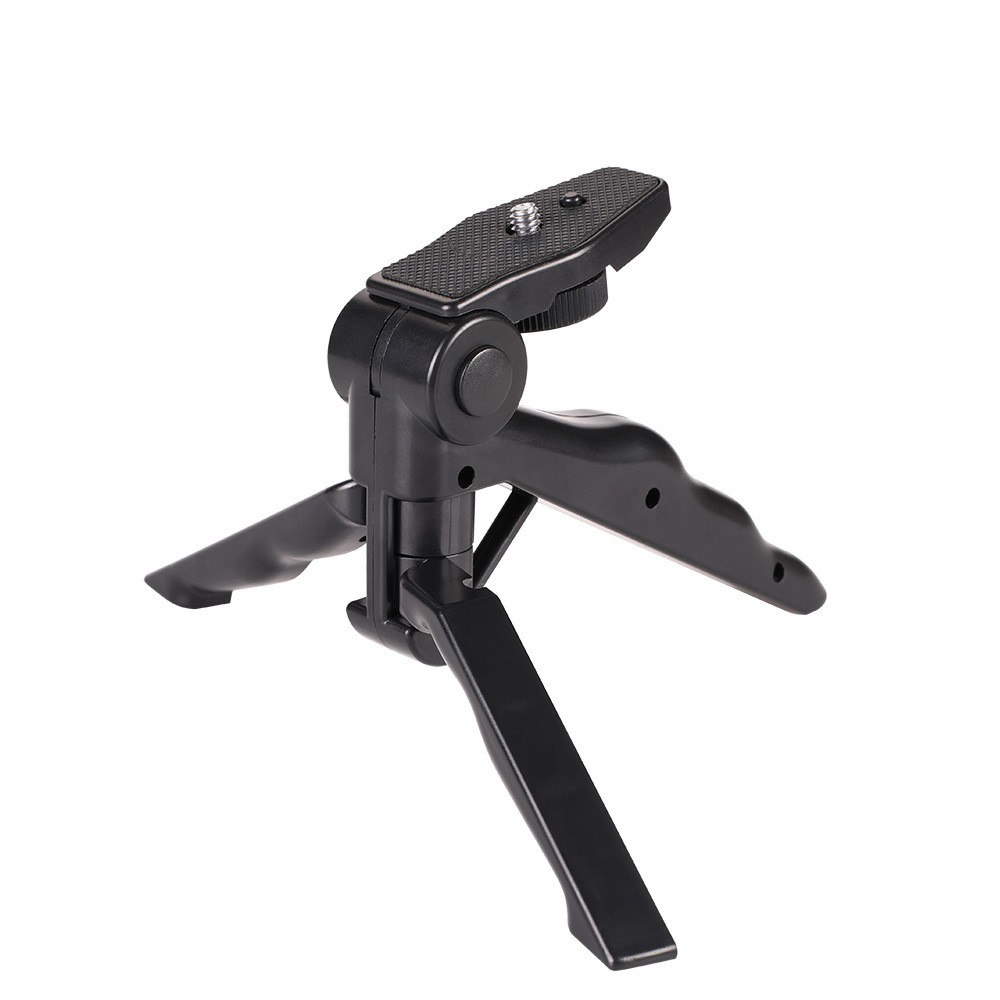 Lammcou Mini Handheld Tripod Stand Grip Holder for Mobile Phone Portable Video Stabilizer