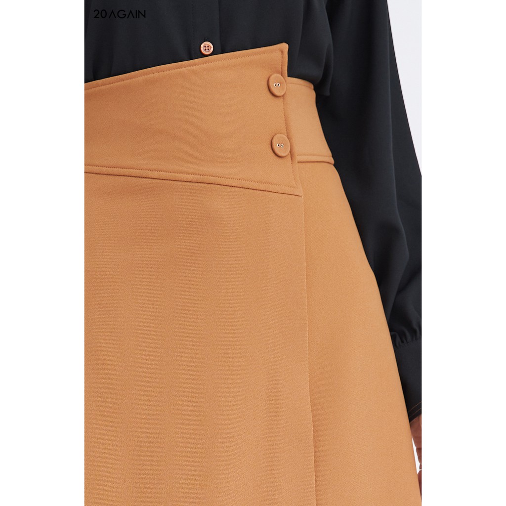 [Mã WABRAG99 giảm 10% đơn 99K] Chân váy dài cạp cao vạt lệch 20AGAIN JDA1533 | BigBuy360 - bigbuy360.vn