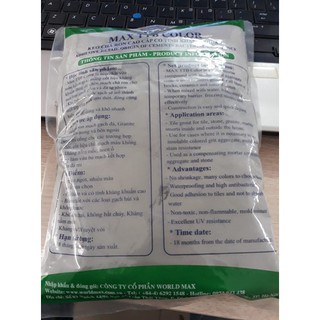 Max TTB màu xám gói 1kg - Bột chít mạch Cao Cấp Grey color - Keo chà Ron