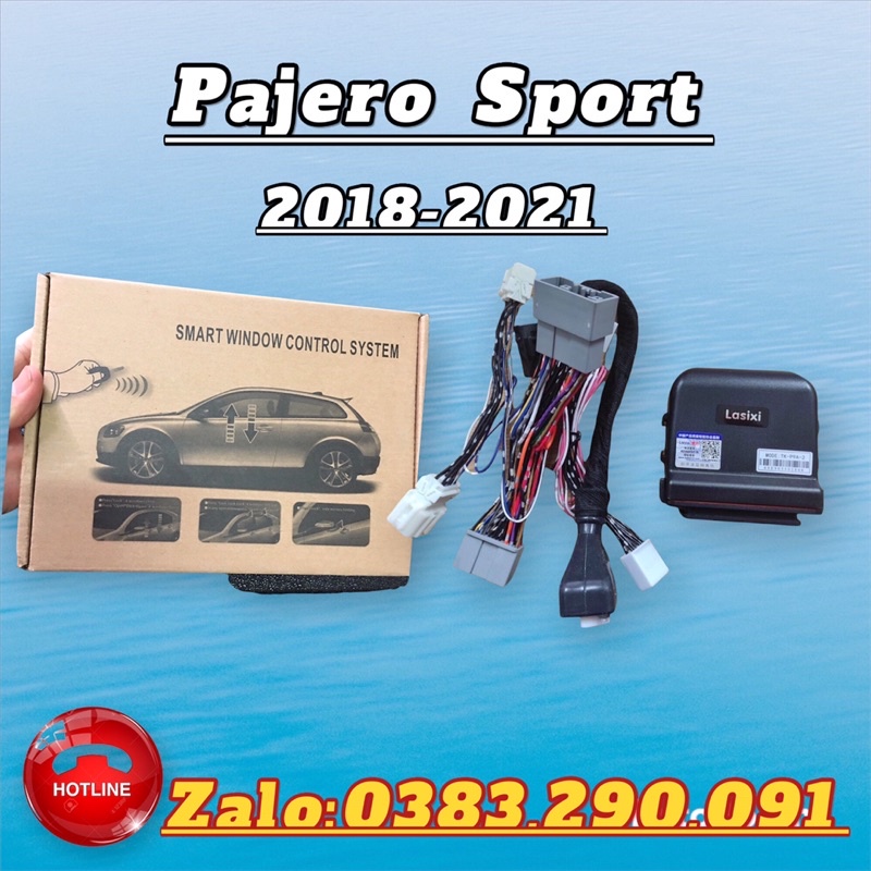 Tự động gập gương lên xuống kính Xe Mitsubishi Pajero Sport 2018 2019 2020 2021 Hãng Lasixi