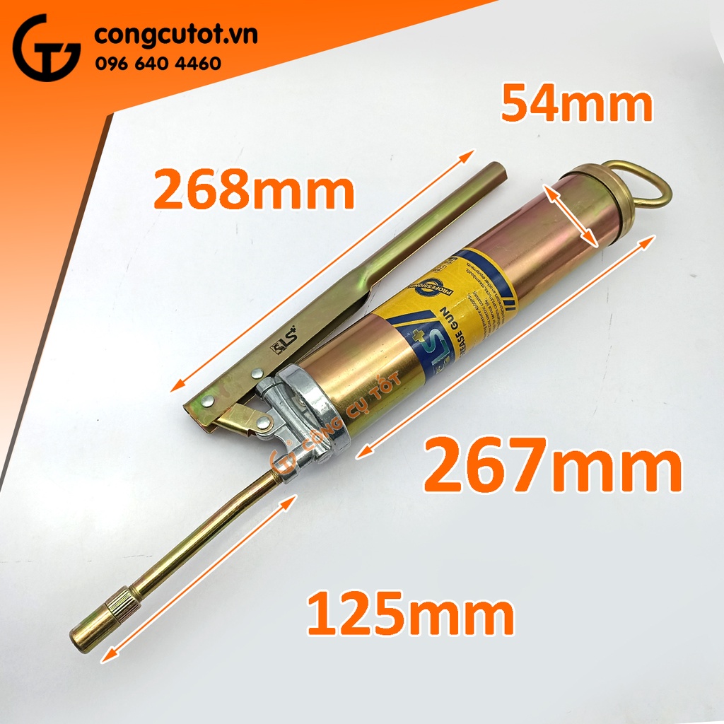 Bơm mỡ bò bảy màu LS+ dung tích 500cc