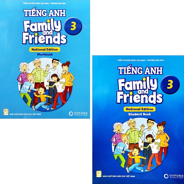 Sách - Combo Tiếng Anh Family And Friends Lớp 3 - Student's Book + Workbook - Bộ 2 Cuốn ( Tặng Kèm Bao Sách )