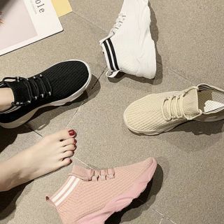 Giày thể thao ulzzang nữ cổ lửng mẫu mới 2019