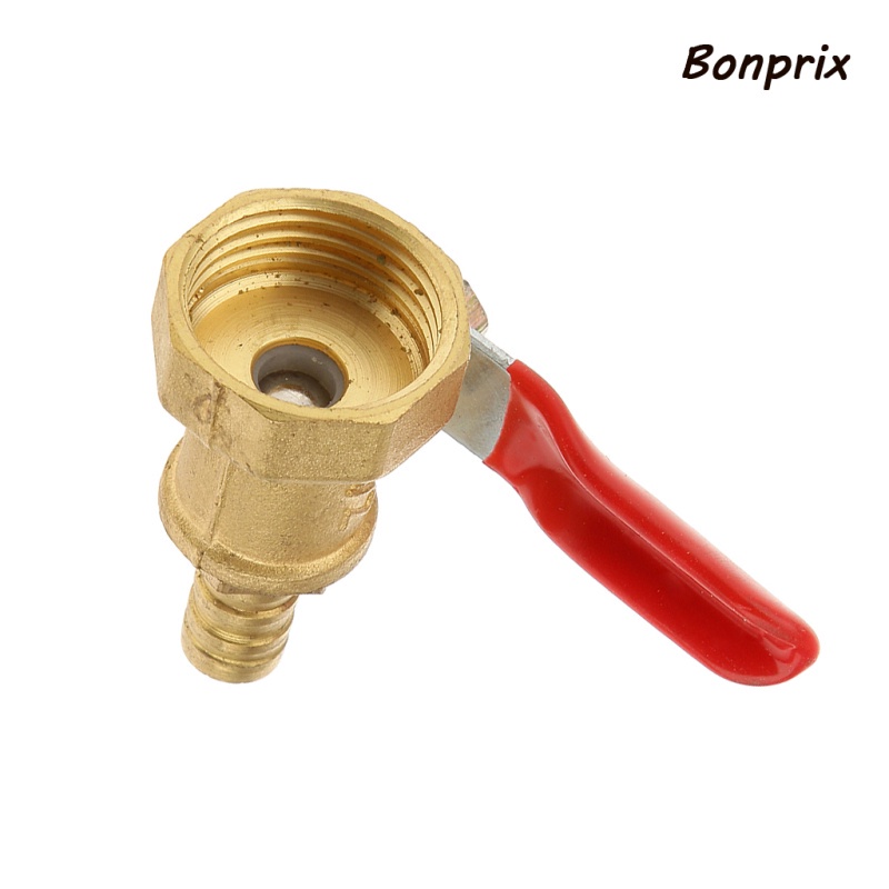 Van Tắt Ống Khí 1 / 4 Đầu Đực Sang Đầu Cái 5 / 16 Có Tay Cầm Màu Xanh Dương