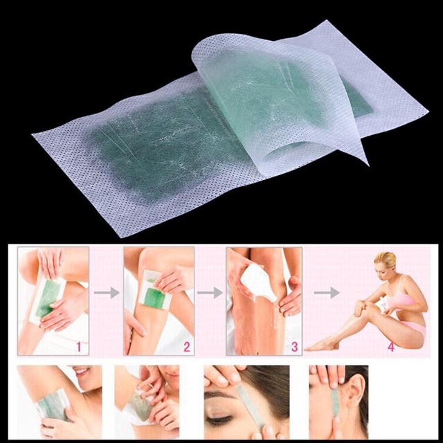 Miếng dán tẩy lông Veet wax strips  - Chính hãng