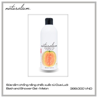 SỮA TẮM TRÁI CÂY NATURALIUM -500ML