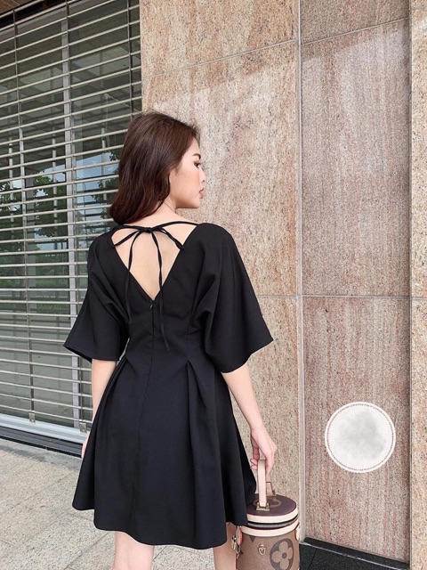 ✨✨Đầm Xếp Li Eo Tay Dơi