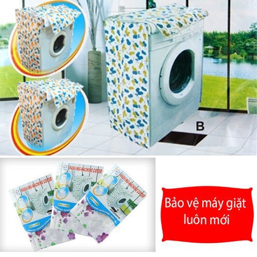 Vỏ bọc trùm máy giặt loại cửa trước, cửa ngang, cửa trên, cửa đứng 7kg 8kg 9kg 10kg vải chống bụi, hàng loại 1 nhập khẩu