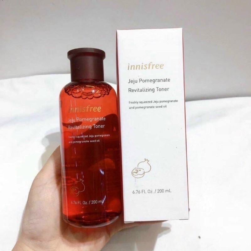 Nước hoa hồng Lựu đỏ Innisfree Jeju Pomegranate Revitalizing