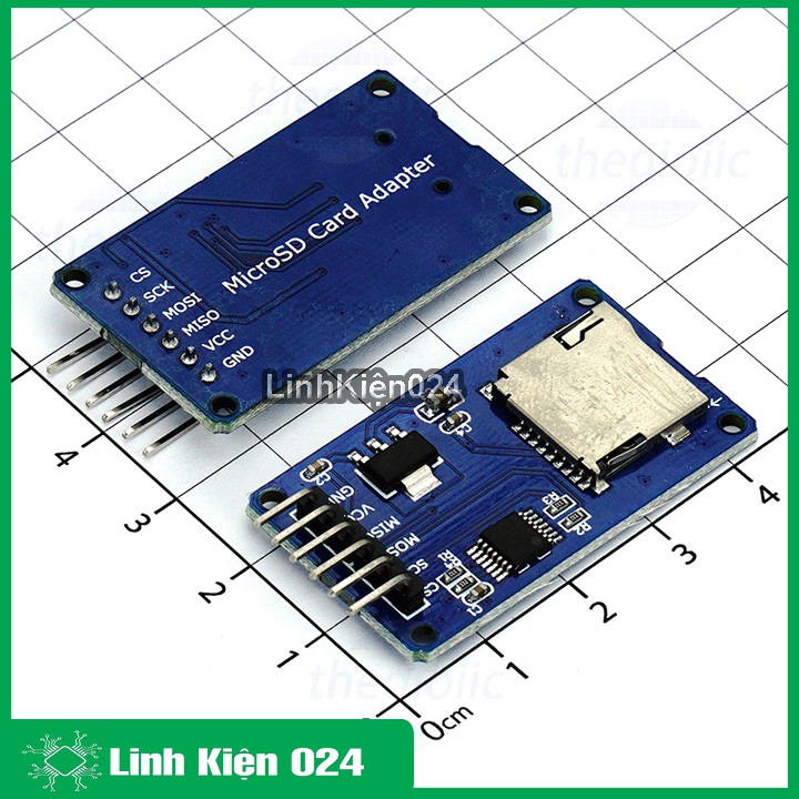 Module Đọc Thẻ Nhớ Micro SD/Micro SDHC SPI