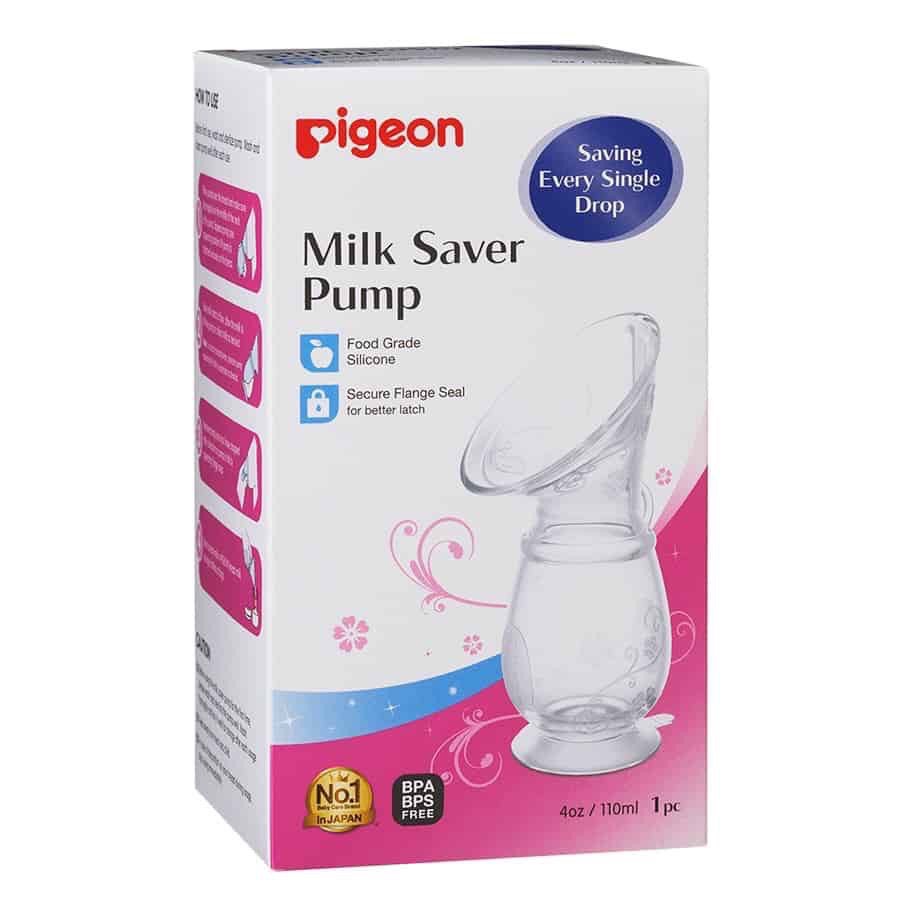 Dụng Cụ Hứng Sữa Mẹ, Hút Sữa Pigeon silicon không chứa BPA 2 in 1