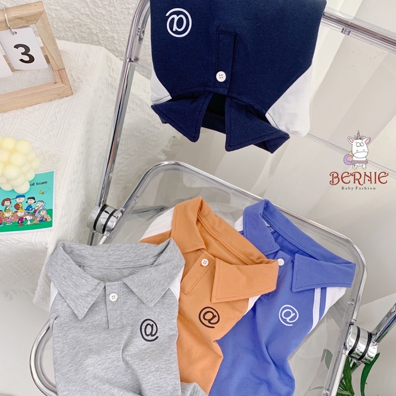 Bộ short polo cổ lật bé trai-MS79
