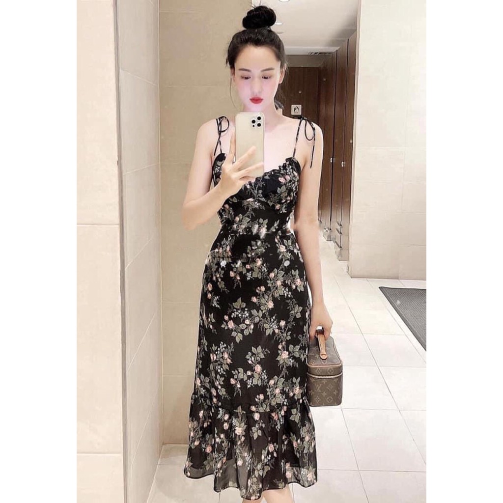 VÁY BODY 2 DÂY HOA DÚM BÈO YOYO | BigBuy360 - bigbuy360.vn
