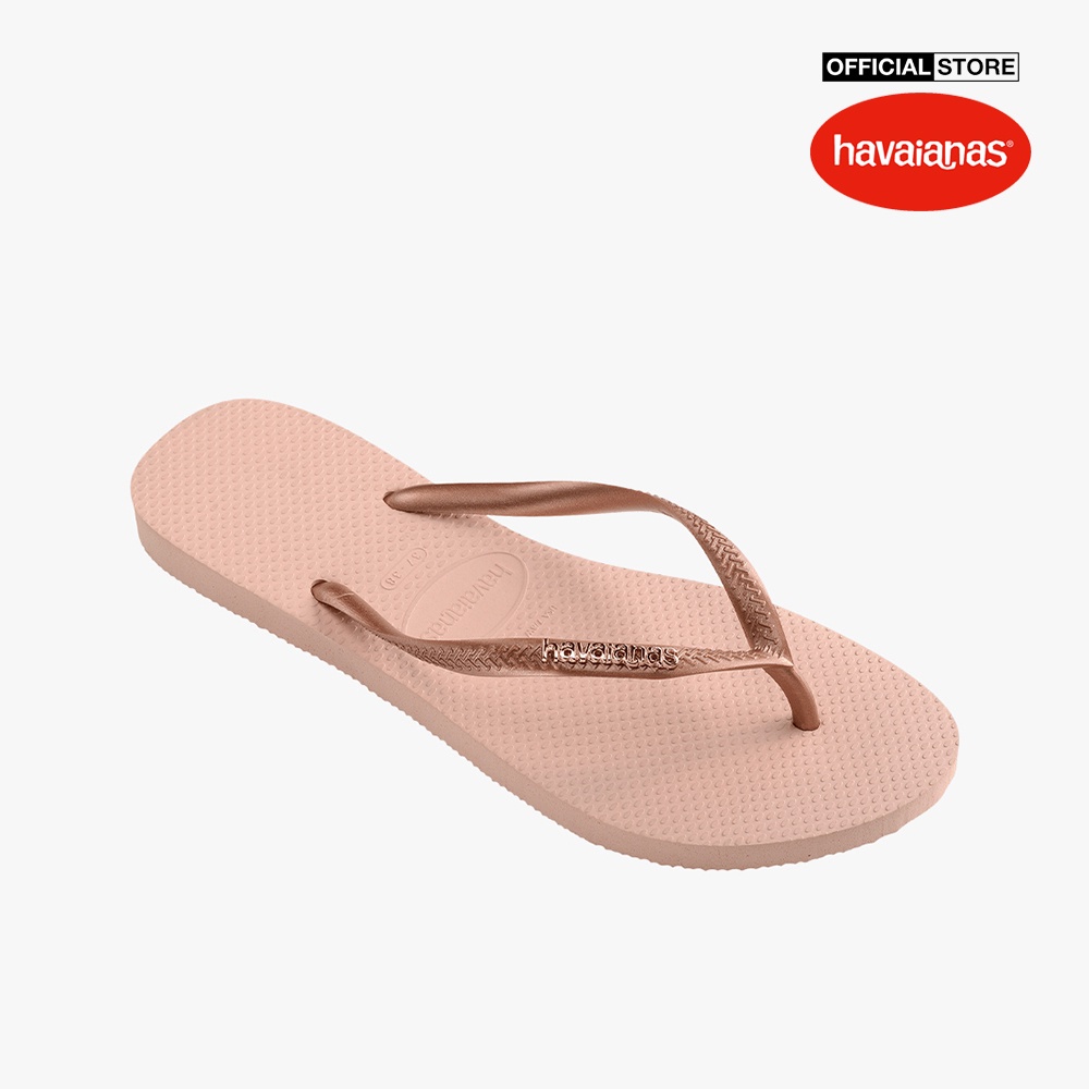 HAVAIANAS - Dép nữ Slim Logo Metallic 4119875-3606