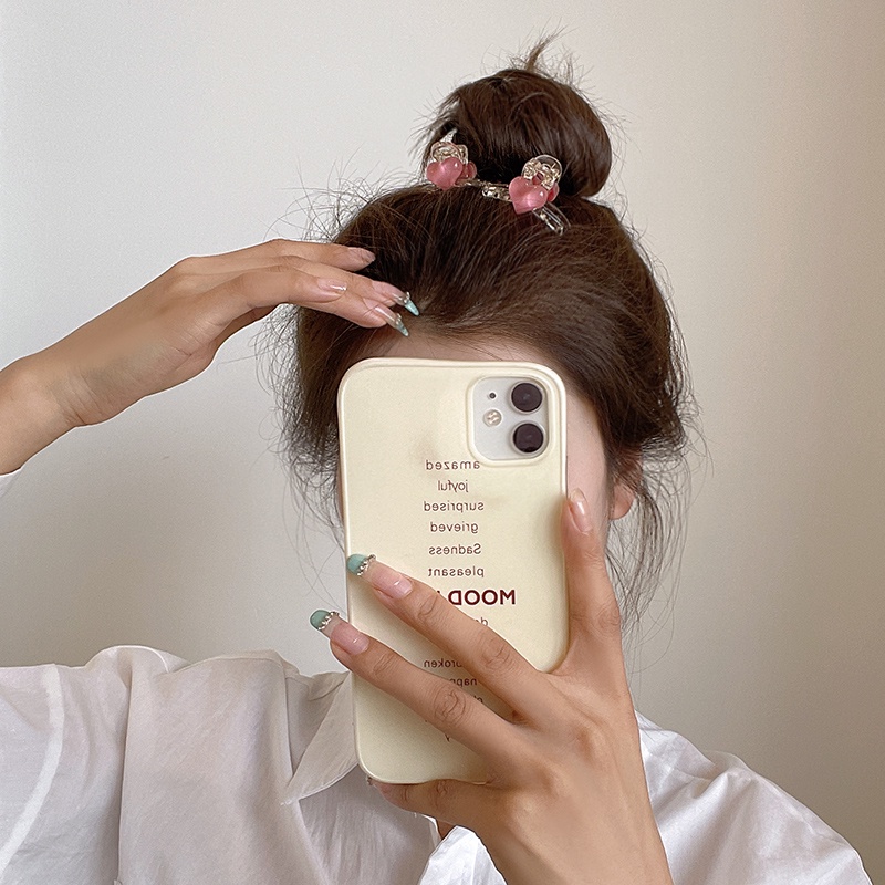 Kẹp Tóc Hình Trái Tim Bằng Acrylic Dễ Thương Xinh Xắn