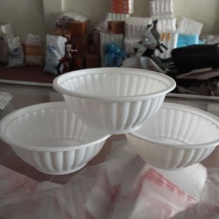 20 bát nhựa ăn cơm dùng 1 lần