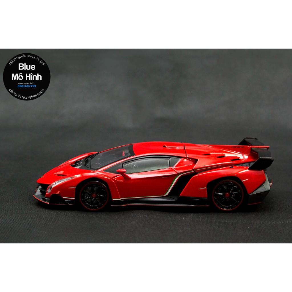 Blue mô hình | Xe mô hình Lambo Veneno Double Horses tỷ lệ 1:24