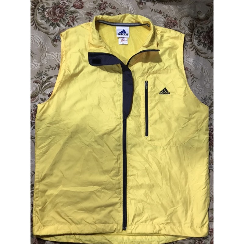 Áo khoác thể thao vintage hiệu Adidas màu vàng size 100