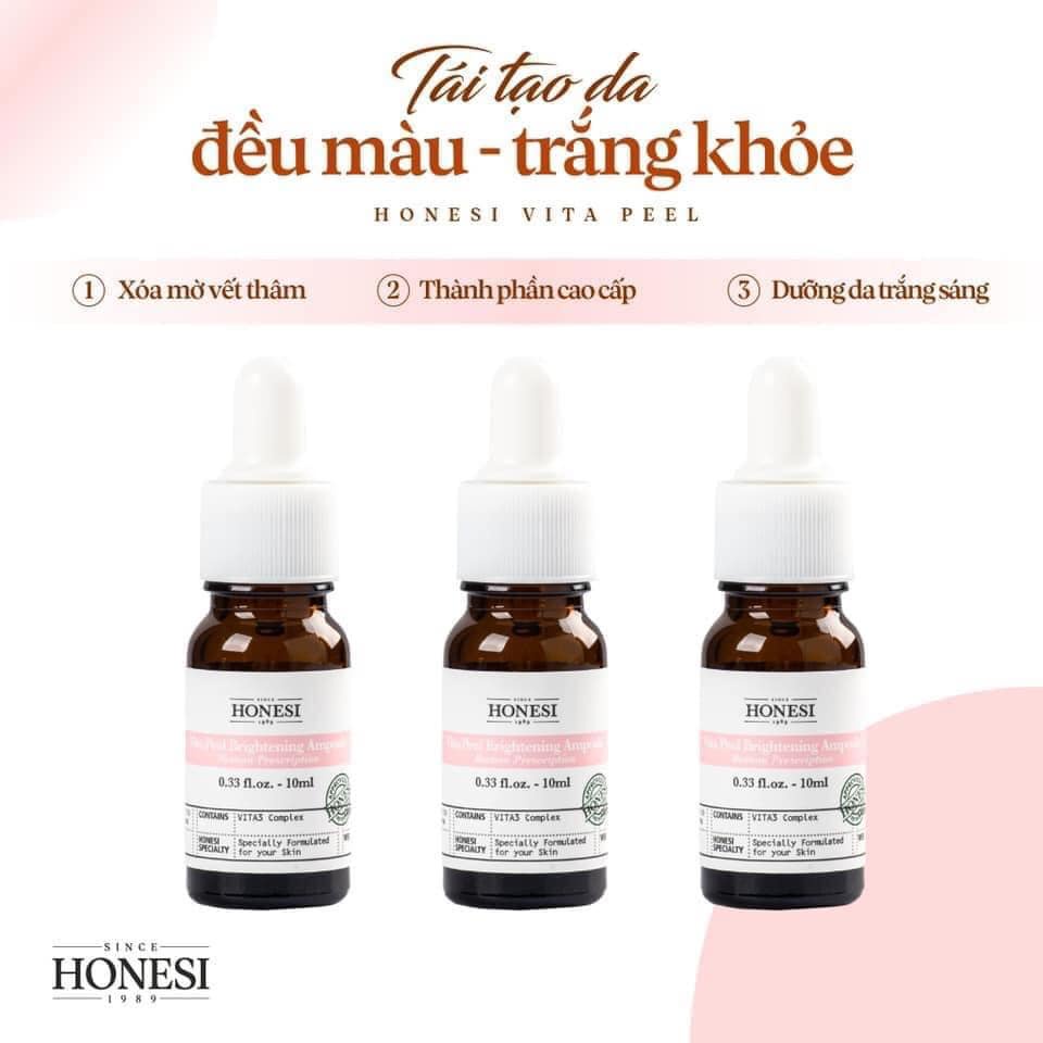 Tinh chất tế bào gốc xóa nám, kích trắng Honesi Vita Peel Brightening Ampoule Hàn Quốc