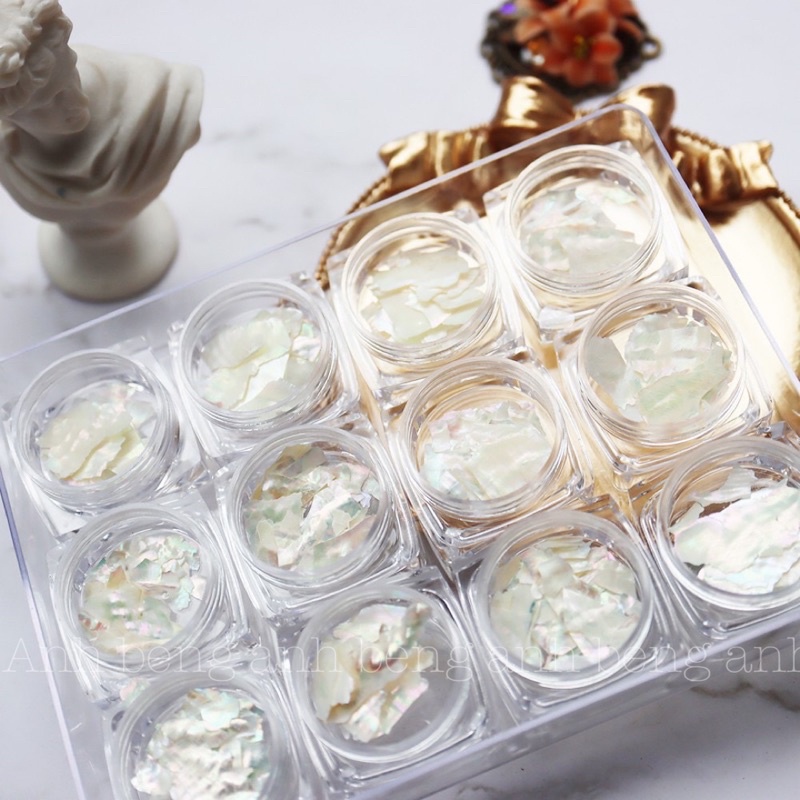 Xà cừ Nail trắng ngọc Trai ,Hot , ☄️FREESHIP☄️