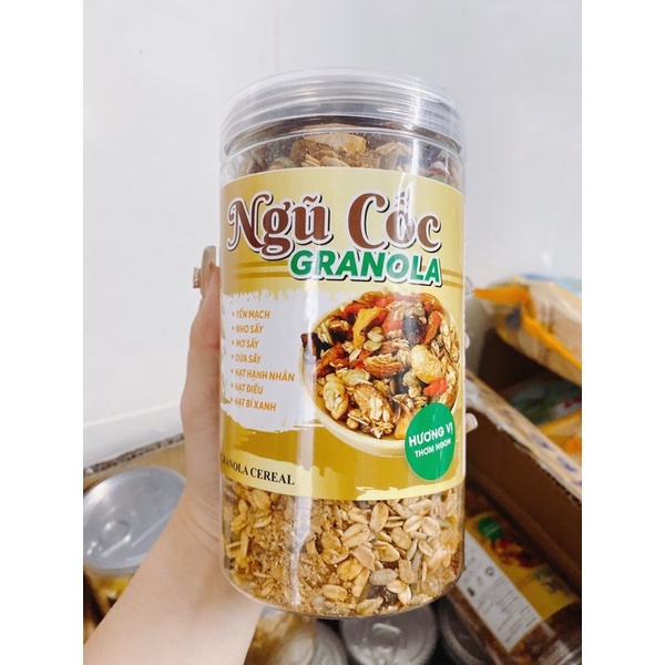 Combo hạt ngũ cốc - hạt sen sấy - rong biển cháy tỏi