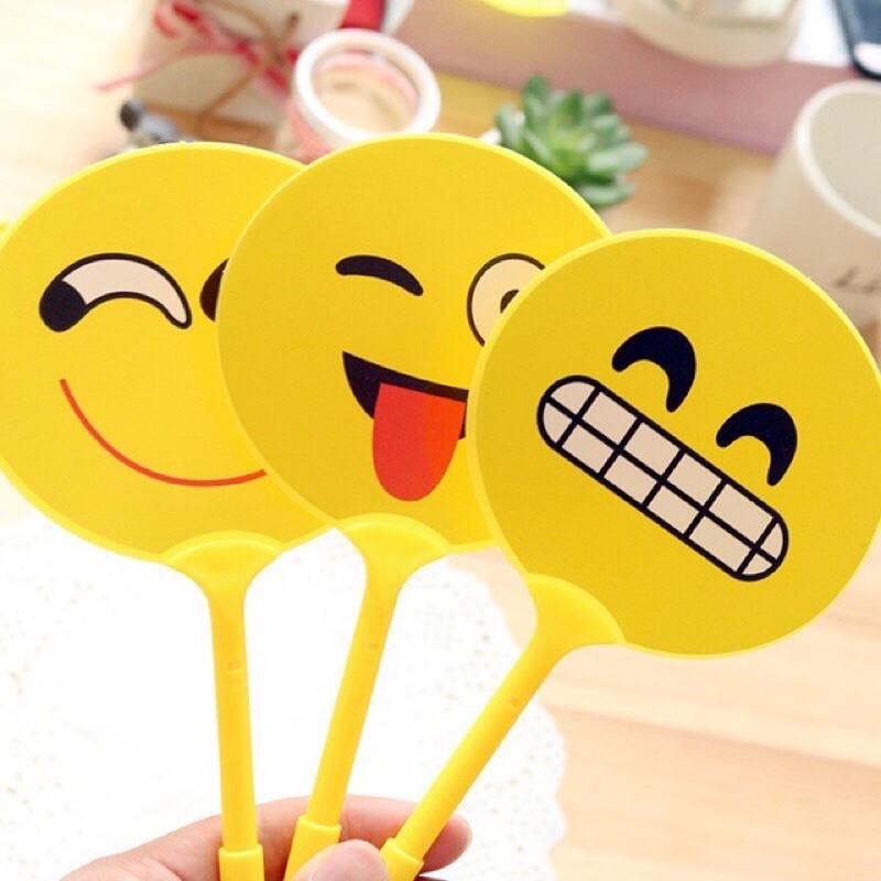 Bút bi quạt hình cảm xúc