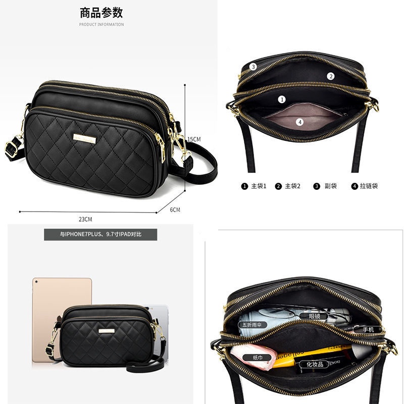 Túi Xách Da Mềm Nhiều Ngăn Kích Cỡ Lớn 8 Kiểu Tùy Chọn Cho Nữ Trung Niên