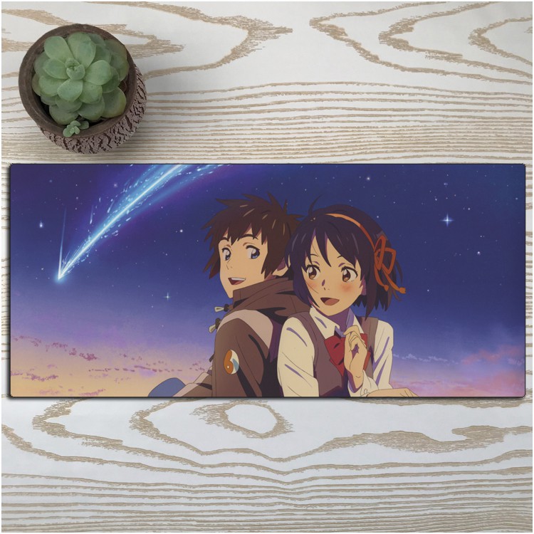 Tấm Lót Chuột Và Bàn Phím Cỡ Lớn In Hình Anime Your Name