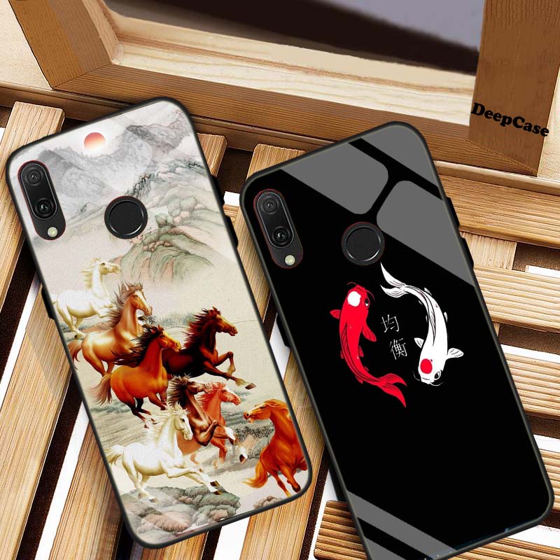 Ốp Lưng HUAWEI Y7 Pro 2019 Mặt kính cường lực Cao Cấp, Sang Trọng thiết kế Độc Quyền