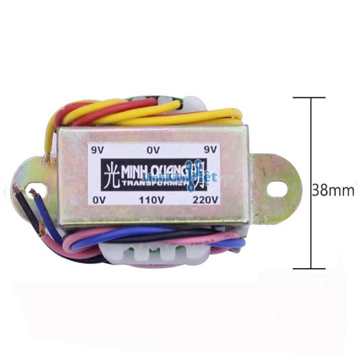 Biến Áp Đối Xứng 9V-9V(850mA)