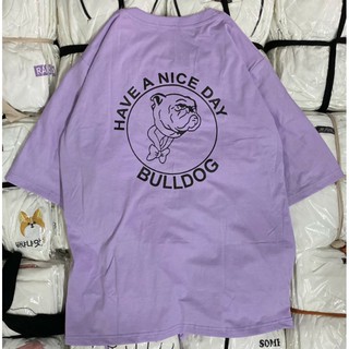 Áo thun tay lỡ BULLDOG😍😋😋😍