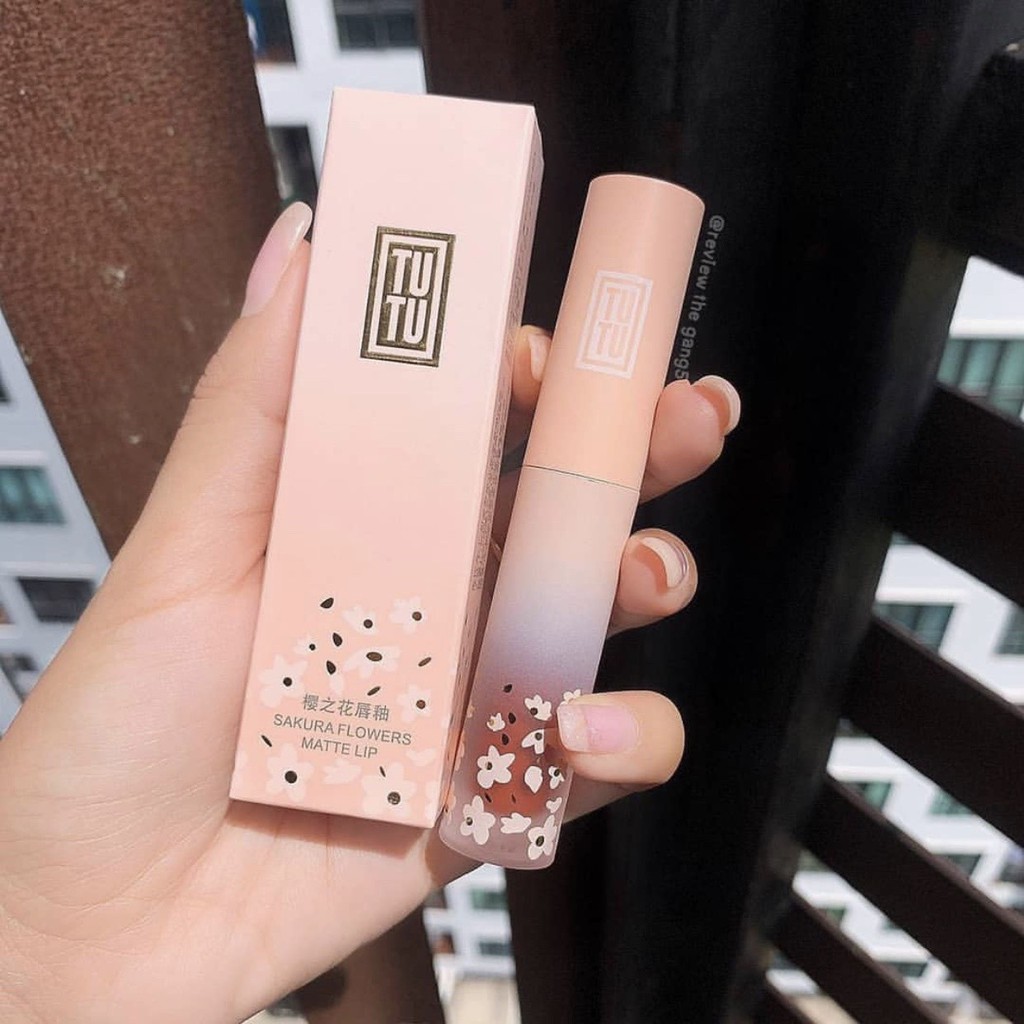 [TUTU] Son kem lì Tutu Sakura Flowers Matte Lip (TU5279) | BigBuy360 - bigbuy360.vn
