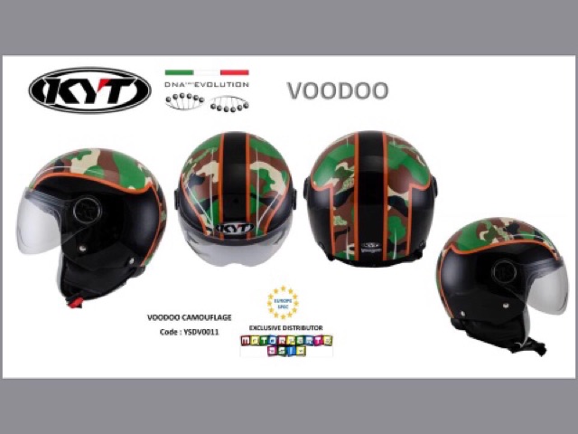 Nón bảo hiểm KYT VOODOO