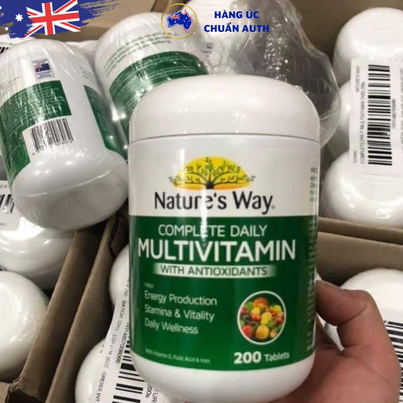 Viên uống Vitamin tổng hợp của Úc Nature’s Way Complete Daily Multivitamin 200 Viên