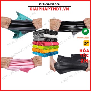 Túi gói hàng niêm phong 25x35 28x42 30x42 nilong pe kute đựng quần áo GIAIPHAPTMDT Túi đóng hàng in theo yêu cầu TMDT1