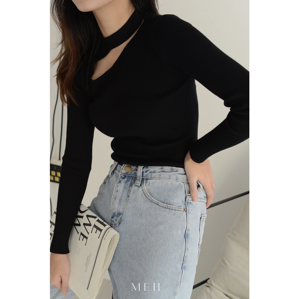 ÁO DỆT KIM CỔ CUT OUT SANG CHẢNH HOT HIT 2021 | BigBuy360 - bigbuy360.vn